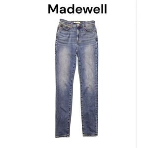 Madewell Women's Classic Blue 10" High-rise Skinny Jeans Size 24T
